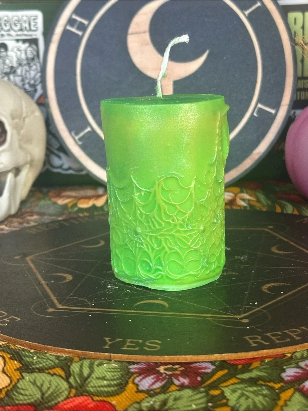 Handmade hand poured
